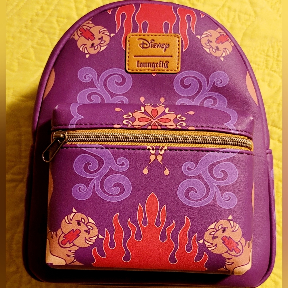 Disney Loungefly Mini backpack Aladdin Magic Carpet Rare
